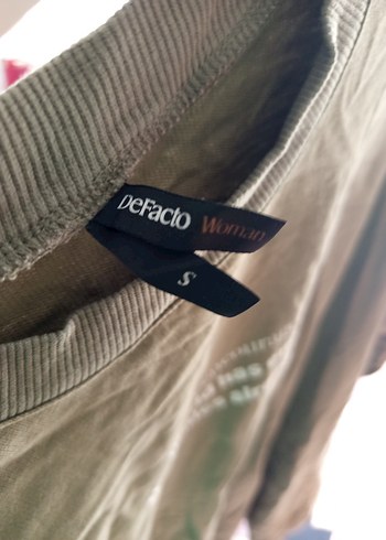 Uzun Kollu, Baskılı Kadın Sweatshirt - Görsel 3