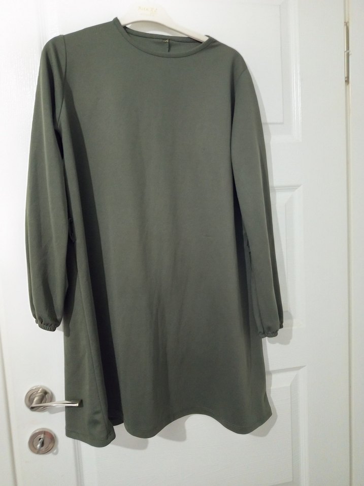 Siyah Uzun Kollu Salaş Tunik - Görsel 2