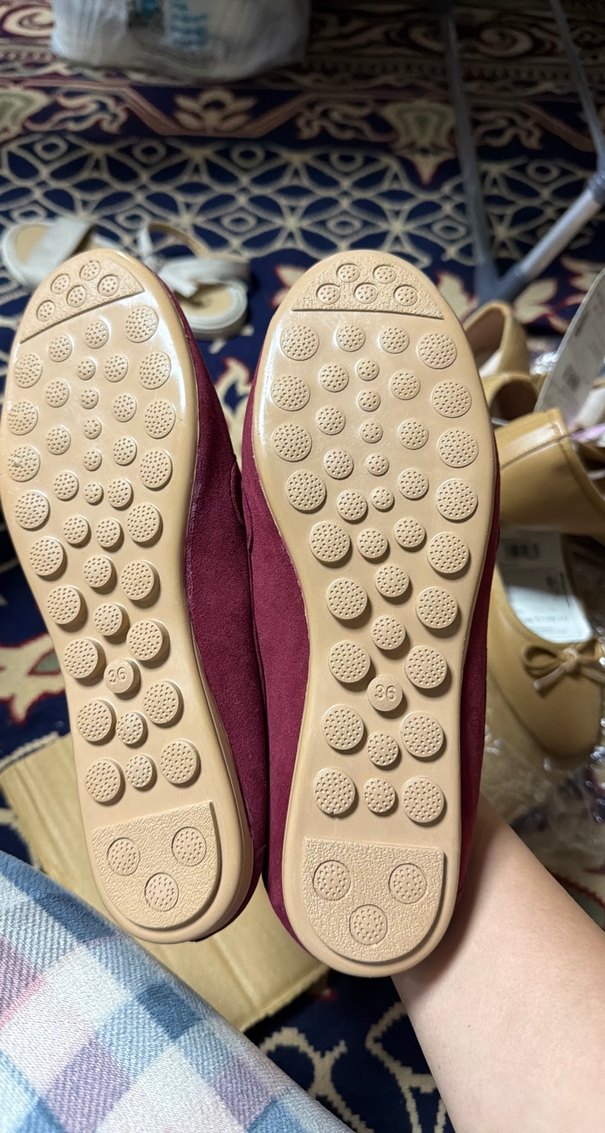 Bordo Süet Kız Püsküllü Loafer - Görsel 2