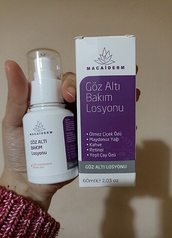 Göz altı bakım losyonu