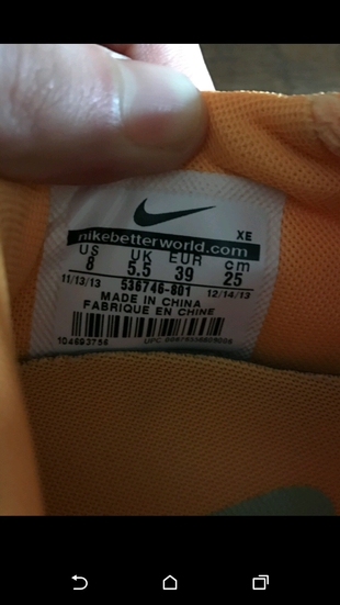 Nike nike hafif yuruyus ayakkabisi
