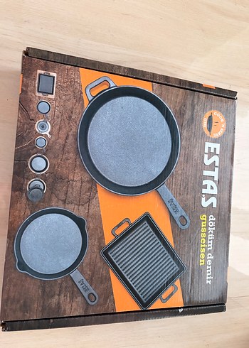 Dökme Demir Siyah Tava - Görsel 2