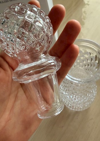 English Home Beyaz Gri Vazo - Görsel 3