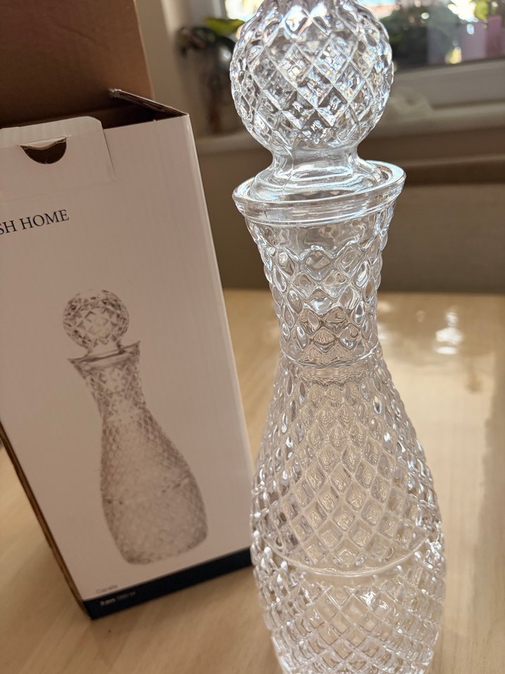 English Home Beyaz Gri Vazo - Görsel 2