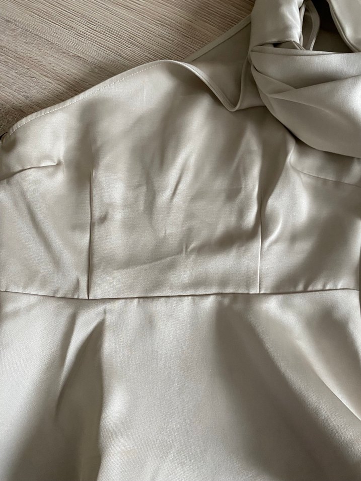 H&M bej fiyonklu bluz - Görsel 4