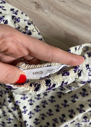 Tek omuz mango bluz - Görsel 4