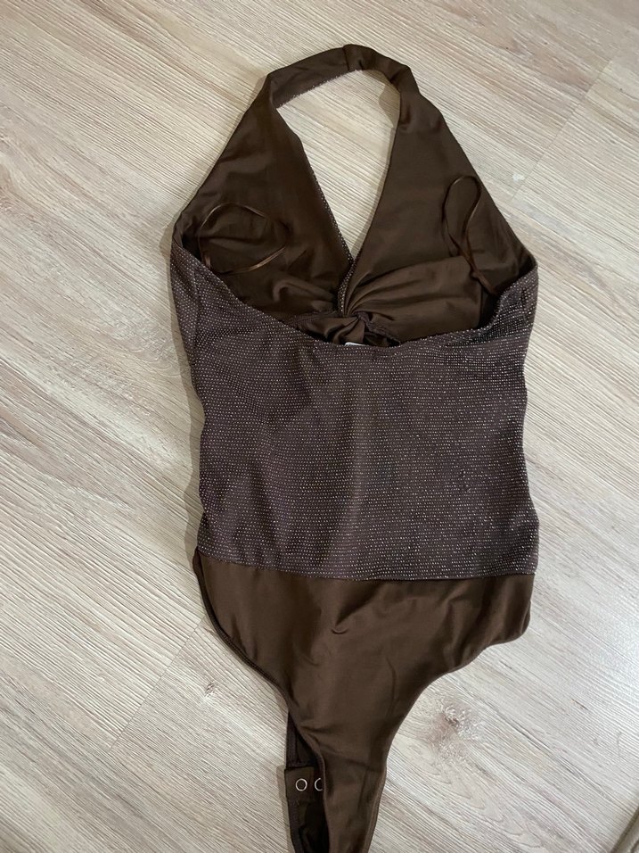 Kahverengi Body suit - Görsel 4