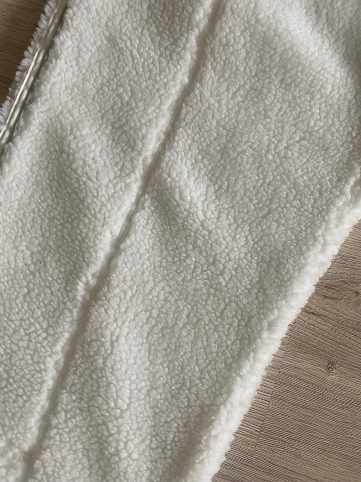 Adidas Beyaz Peluş Eşofman Altı - Görsel 2