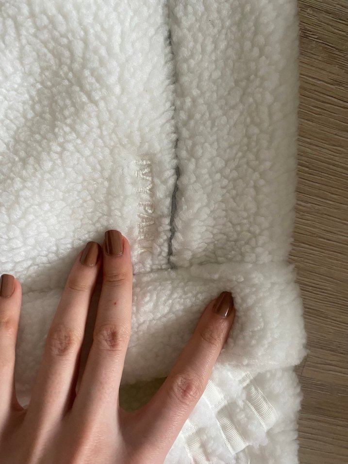 Adidas Beyaz Peluş Eşofman Altı - Görsel 4