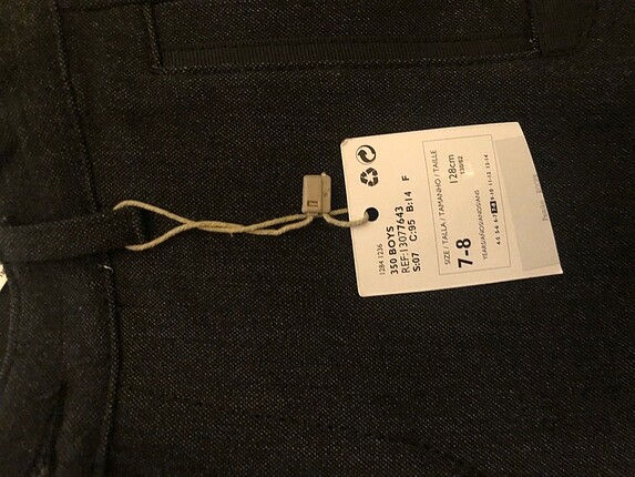 8 Yaş Beden MANGO ERKEK ÇOCUK LİKRALI PANTOLON