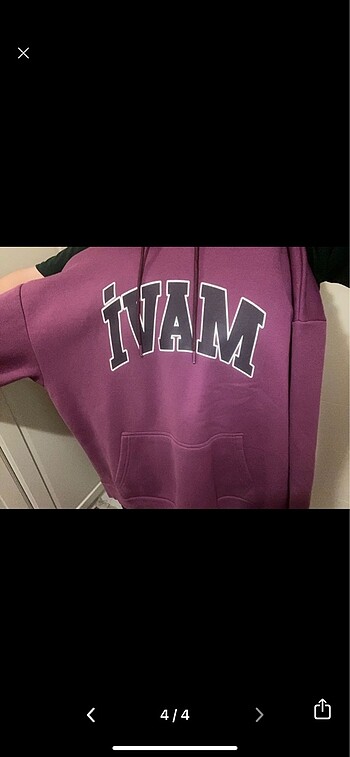 m Beden mor Renk Mavi Mor Sweatshirt
