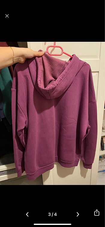 m Beden Mavi Mor Sweatshirt