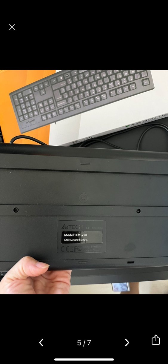 Siyah Kablolu Standart Klavye - Görsel 2