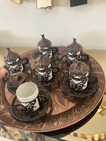 xs Beden Bakır fincan takımı