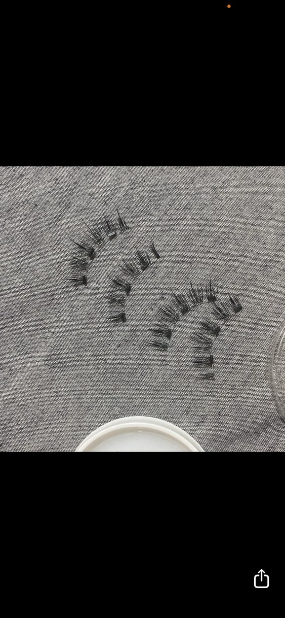 Bej Kutuda Gri Takma Kirpik - Görsel 2