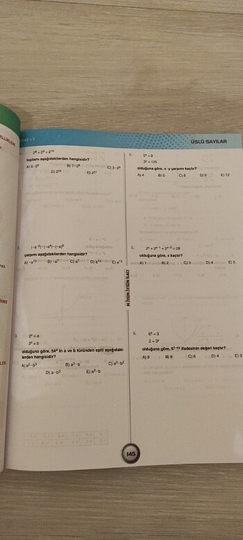  Beden Renk Ayt matematik soru bankası 