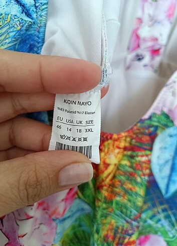 Mayo 46 beden. 3 Kere Giyildi