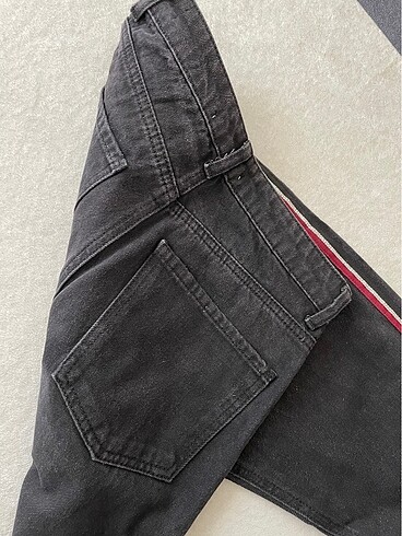 xs Beden siyah Renk Defacto mom jeans