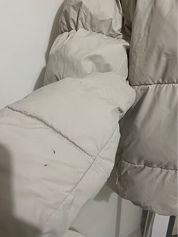 s Beden beyaz Renk Zara şişme mont