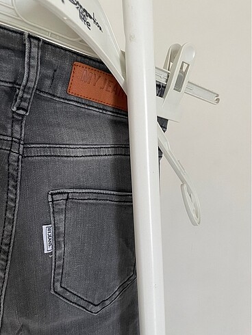 11-12 Yaş Beden gri Renk Gri jeans