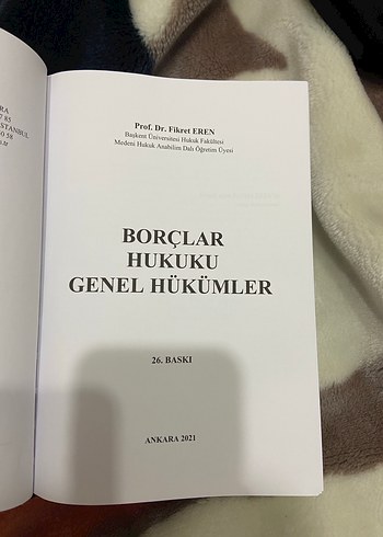 Borçlar Hukuku kitabı fikret eren - Görsel 2