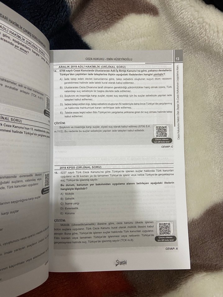 Hakimlik çıkmış soru bankası ceza genel - Görsel 2