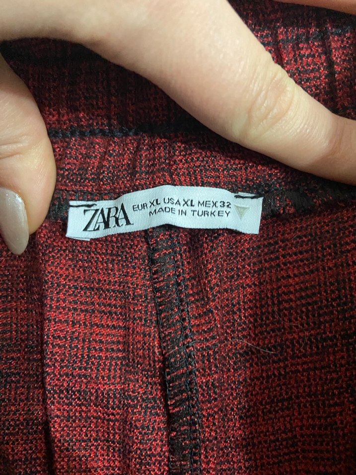 Kırmızı Zara Pantolon - Görsel 2