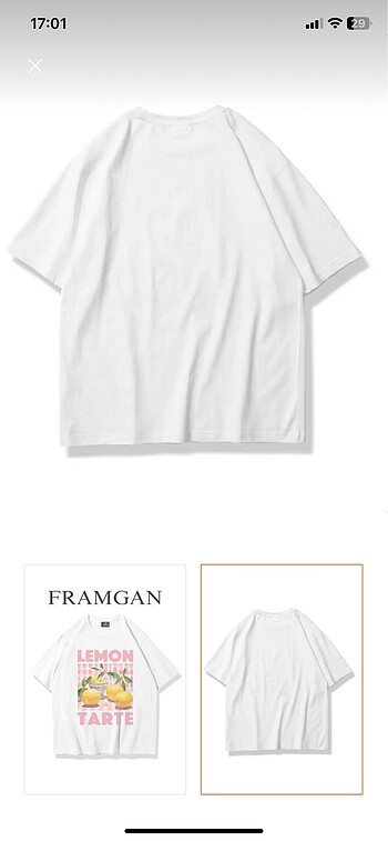 Zara Limon baskılı tişört