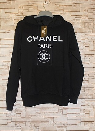Chanel Siyah Unisex Sweatshirt 