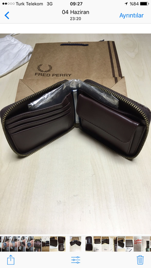 FRED PERRY BOX WALLET 
