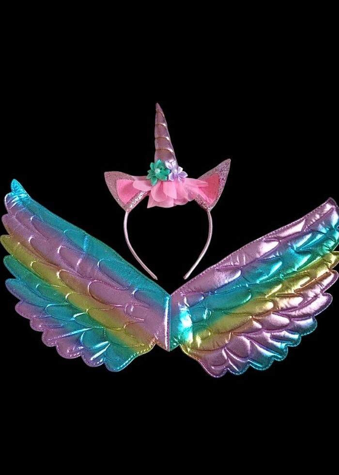 Unicorn tek boynuzlu kanat - Görsel 2