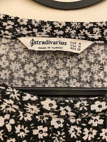 Stradivarius Stradivarius çiçek desenli kışlık elbise