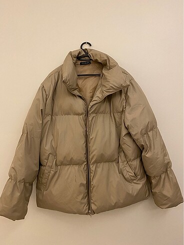 Tony black bej oversize kadın mont