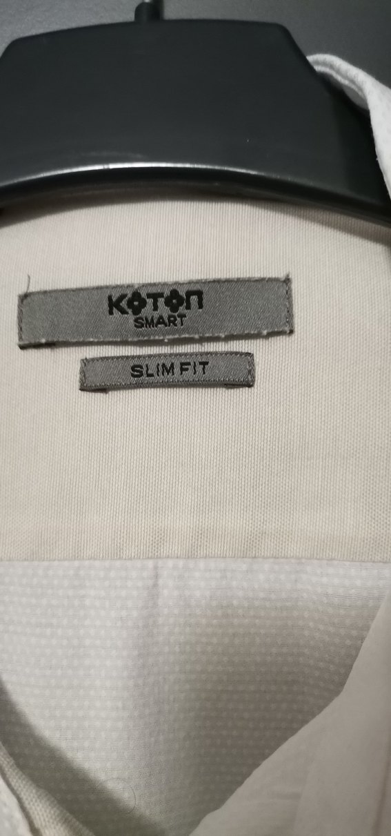 Erkek Beyaz Pamuklu Uzun Kollu Gömlek - Görsel 3