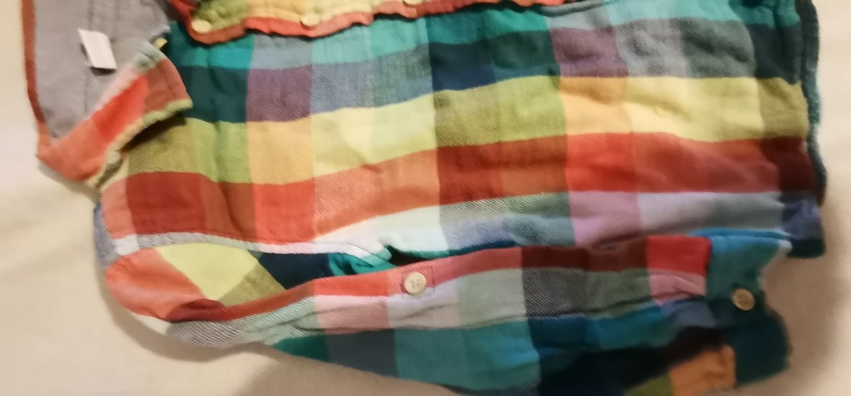 Erkek Çocuk Renkli Kareli Uzun Kollu Gömlek - Görsel 4