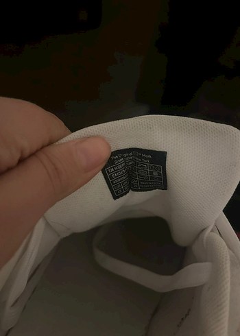 Beyaz erkek Spor Ayakkabı - Dolgu Topuklu, Cırtlı - Görsel 5