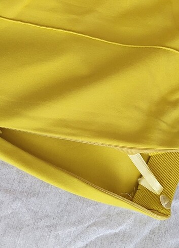 Twist hardal renk kumaş pantolon - Görsel 5