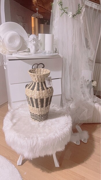 #vazo #rattan #hasır #karaca