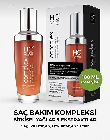 HC care saç bakım yağı