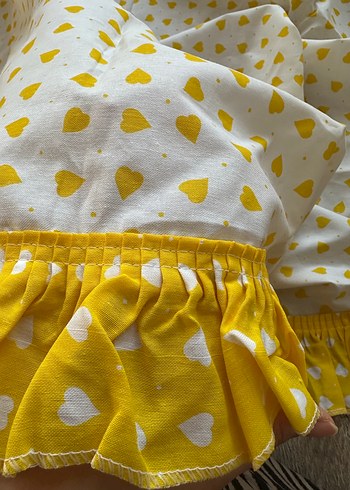 Vintage Yuvarlak Masa Örtüsü - Görsel 5