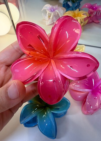 Büyük Boy Çiçek Toka (5 Adet) - Görsel 2