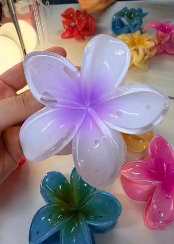 Büyük Boy Çiçek Toka (5 Adet) - Görsel 4