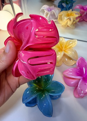 Büyük Boy Çiçek Toka (5 Adet) - Görsel 3