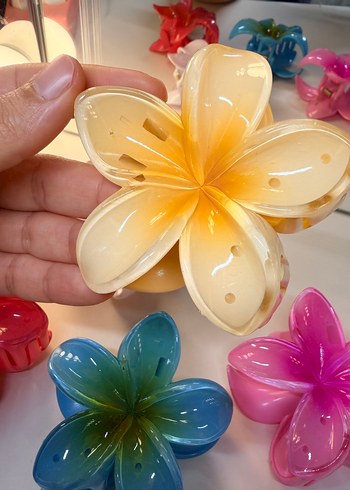 Büyük Boy Çiçek Toka (5 Adet) - Görsel 6