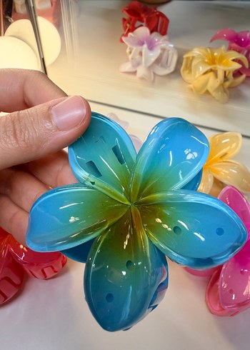 Büyük Boy Çiçek Toka (5 Adet) - Görsel 5