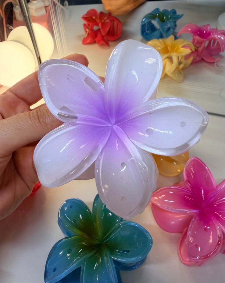 Büyük Boy Çiçek Toka (5 Adet) - Görsel 4