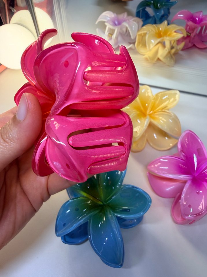 Büyük Boy Çiçek Toka (5 Adet) - Görsel 3