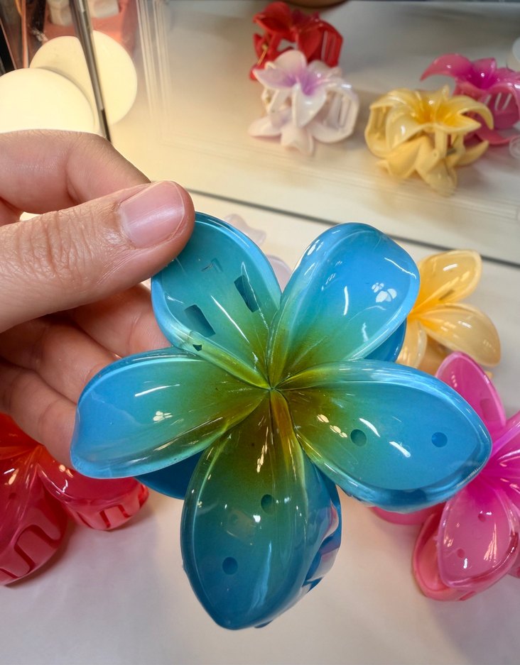 Büyük Boy Çiçek Toka (5 Adet) - Görsel 5