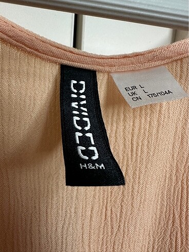 l Beden ten rengi Renk H&M Kaftan Tunik Pareo