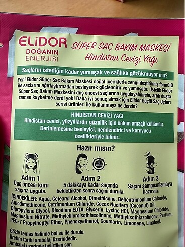 Elidor ve Urban Care Maske Seti - Görsel 5